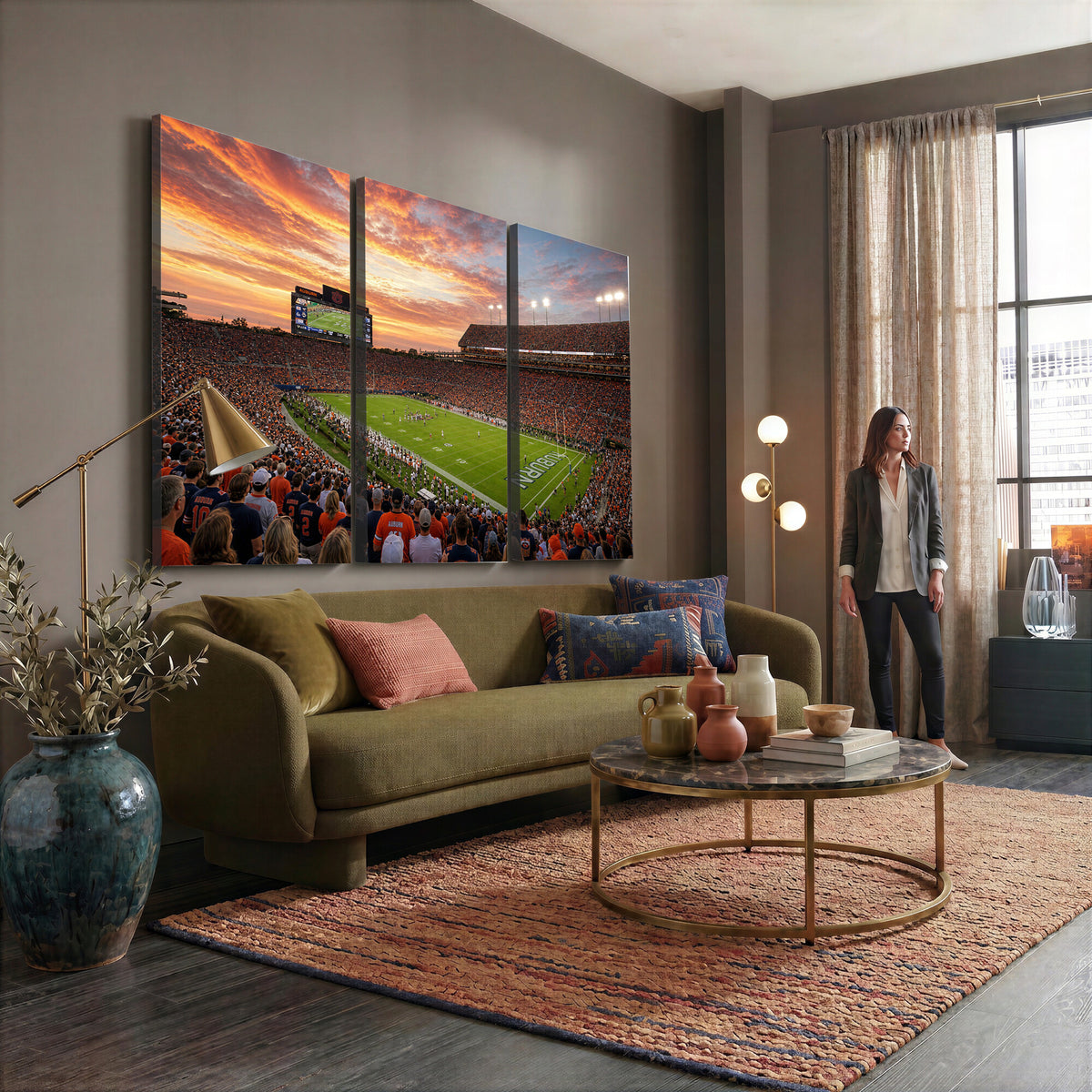 28631591-MGV-CV-36X24 - Stadium Wall Art Canvas Print