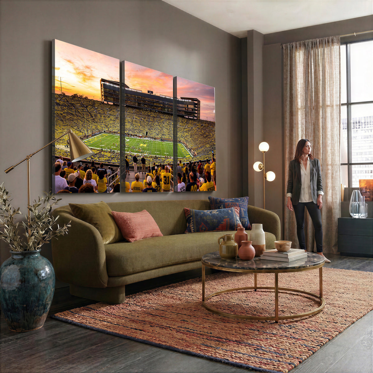 27265223-MGV-CV-36X24 - Stadium Wall Art Canvas Print