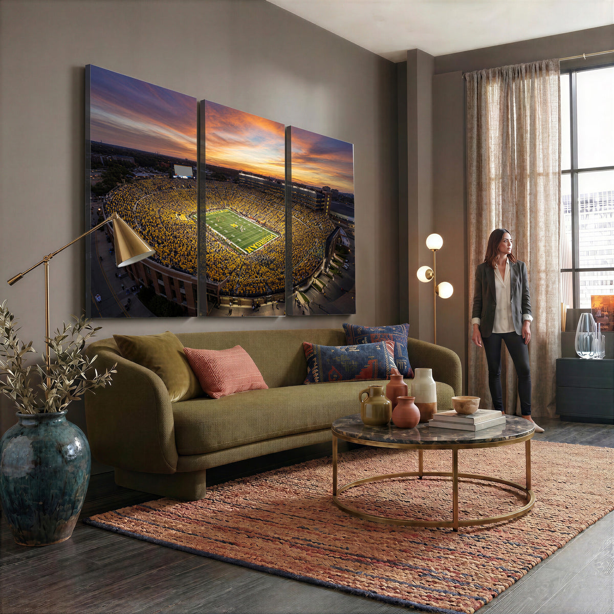 64902586-MGV-CV-36X24 - Stadium Wall Art Canvas Print