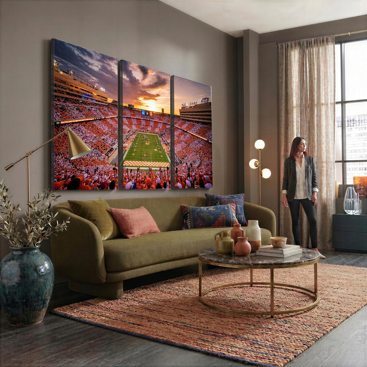 68184875-MGV-CV-36X24 - Stadium Wall Art Canvas Print