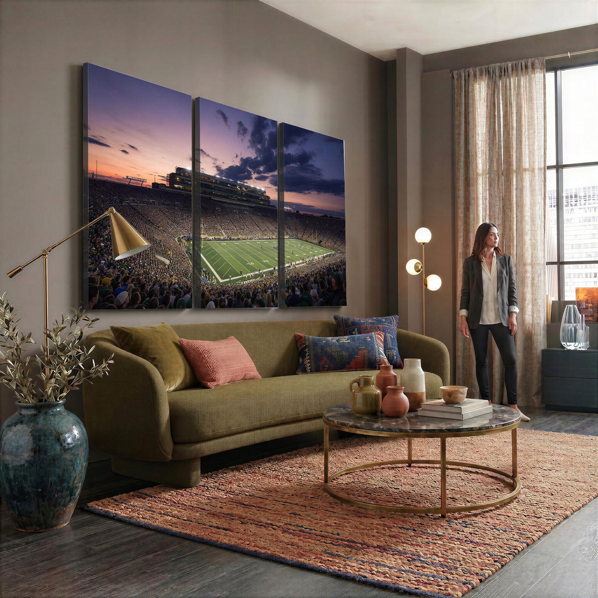 48837941-MGV-CV-36X24 - Stadium Wall Art Canvas Print