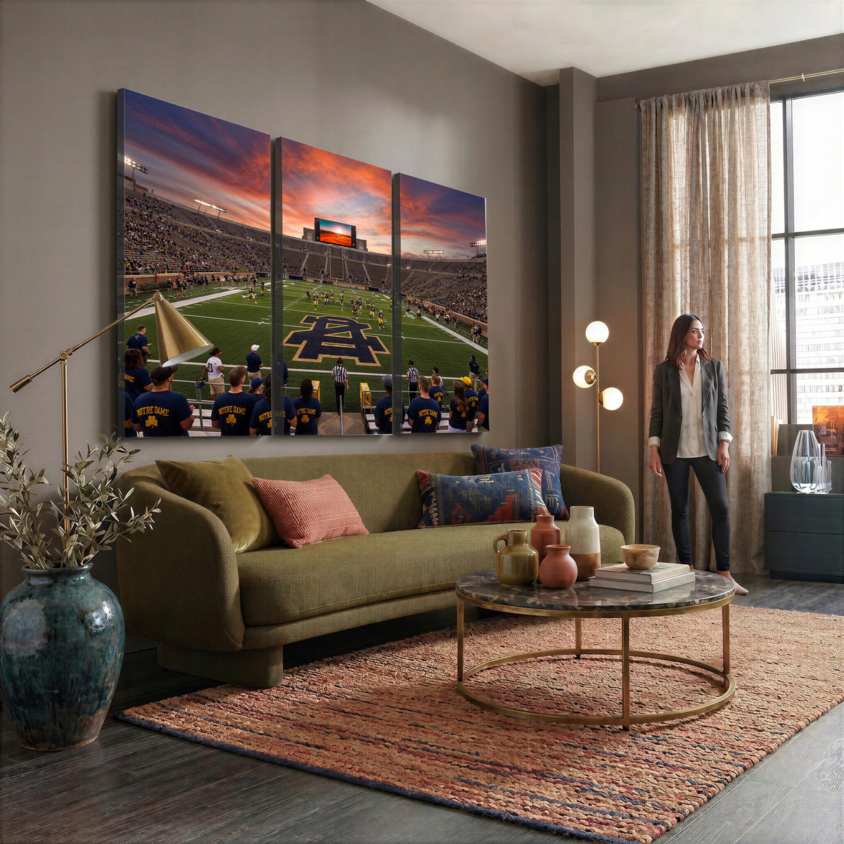75411323-MGV-CV-36X24 - Stadium Wall Art Canvas Print