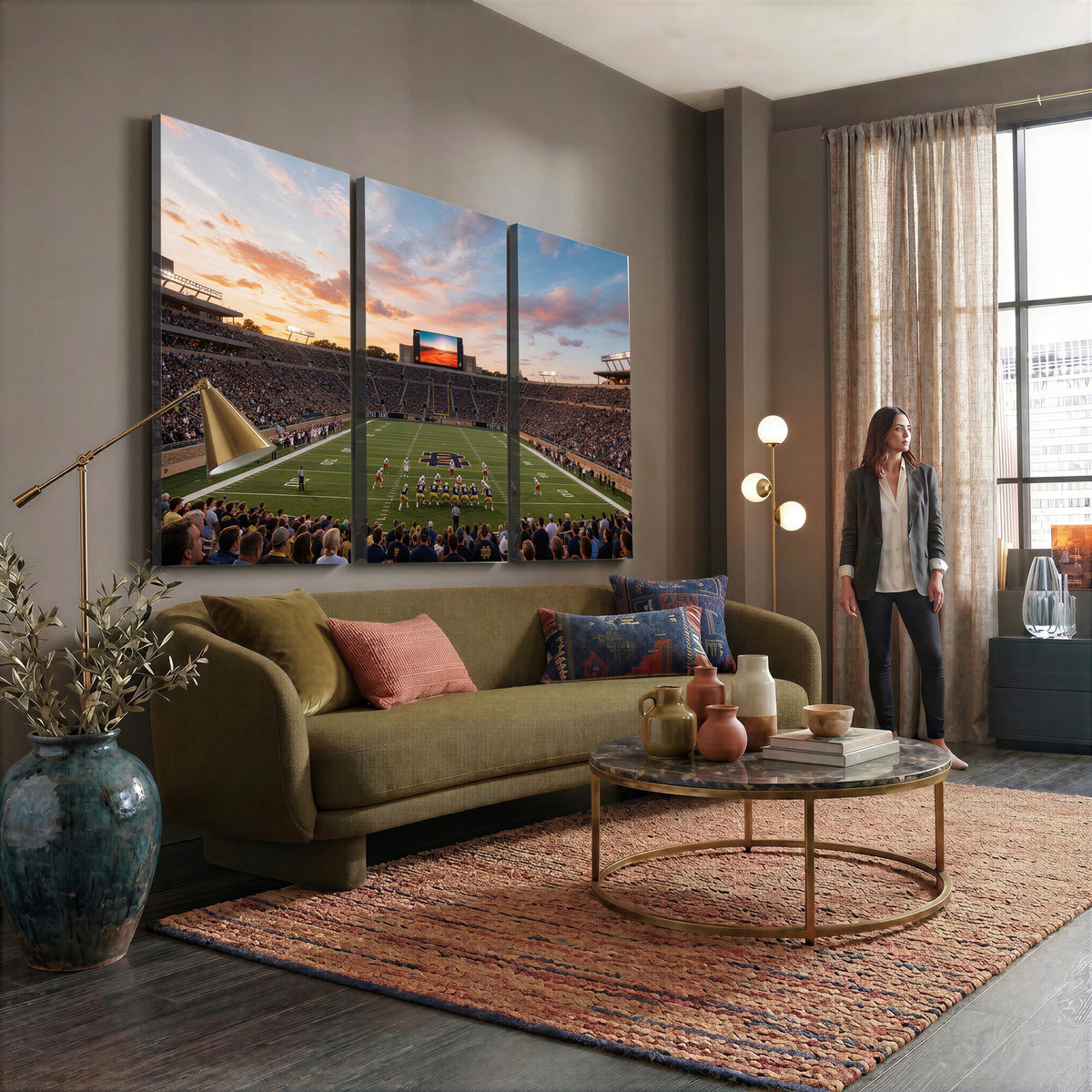 54464530-MGV-CV-36X24 - Stadium Wall Art Canvas Print