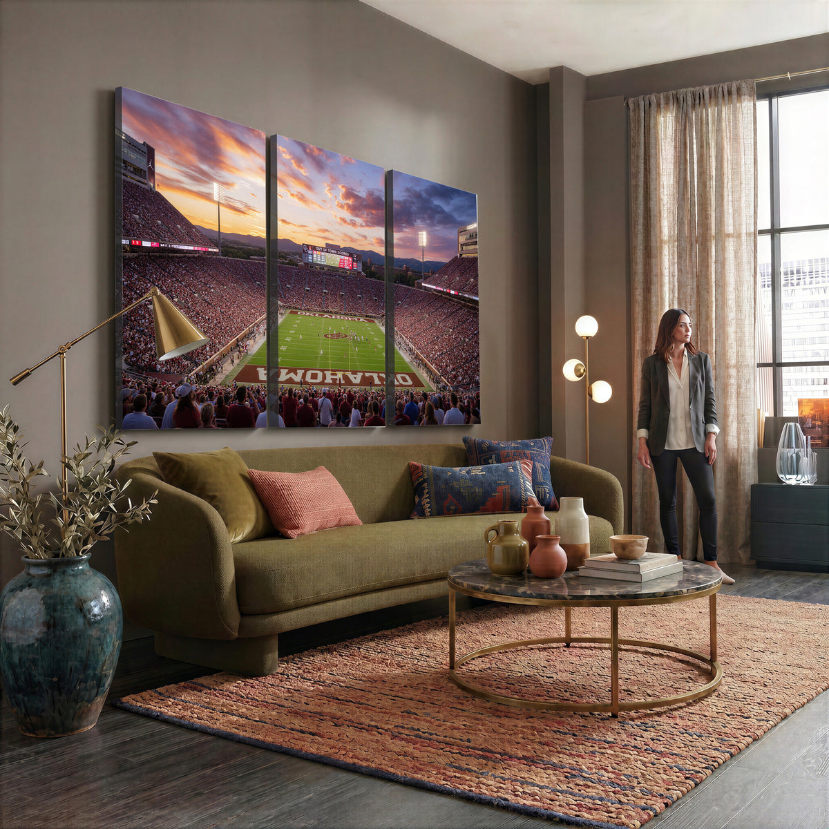 18509931-MGV-CV-36X24 - Stadium Wall Art Canvas Print