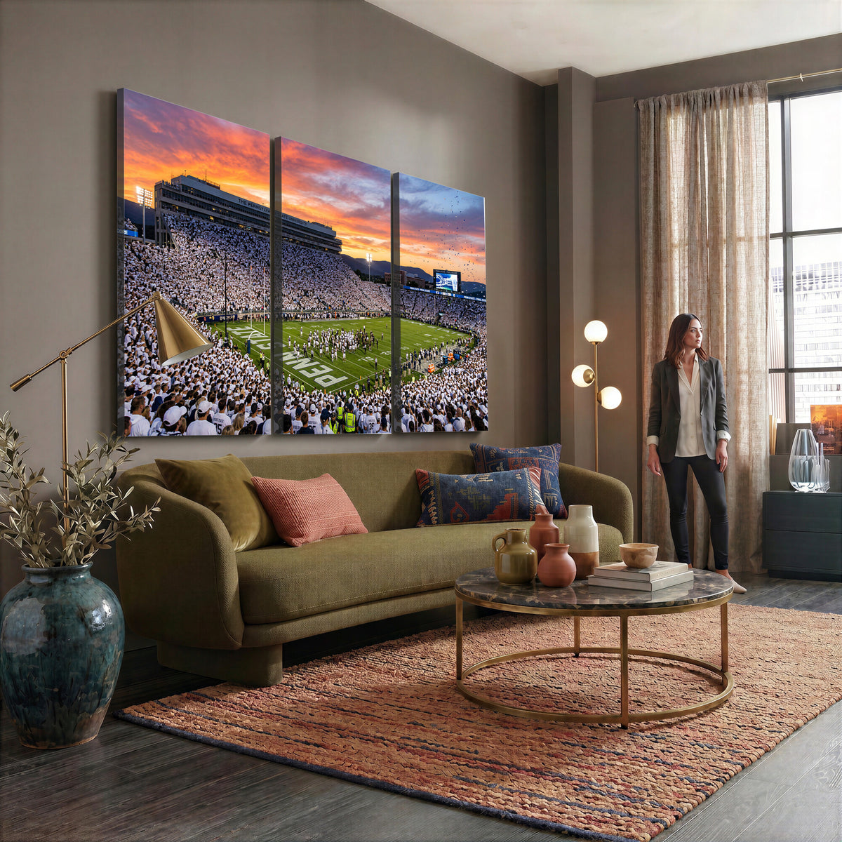 73603863-MGV-CV-36X24 - Stadium Wall Art Canvas Print