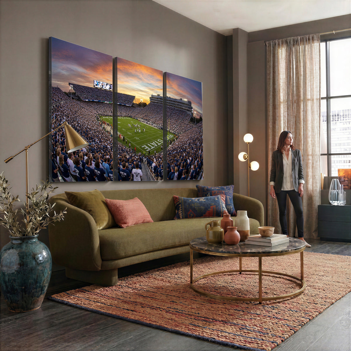 29008668-MGV-CV-36X24 - Stadium Wall Art Canvas Print