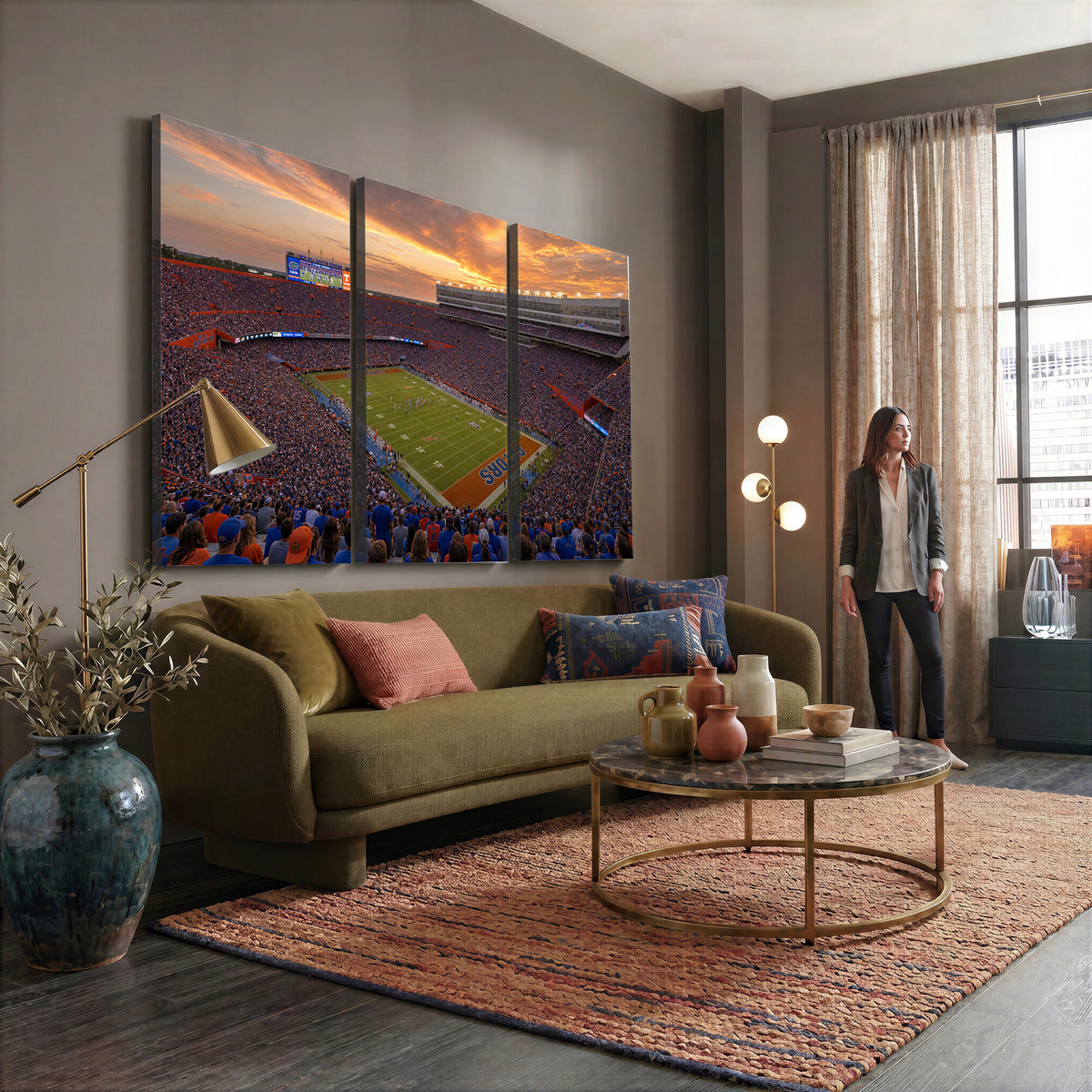 48009171-MGV-CV-36X24 - Stadium Wall Art Canvas Print
