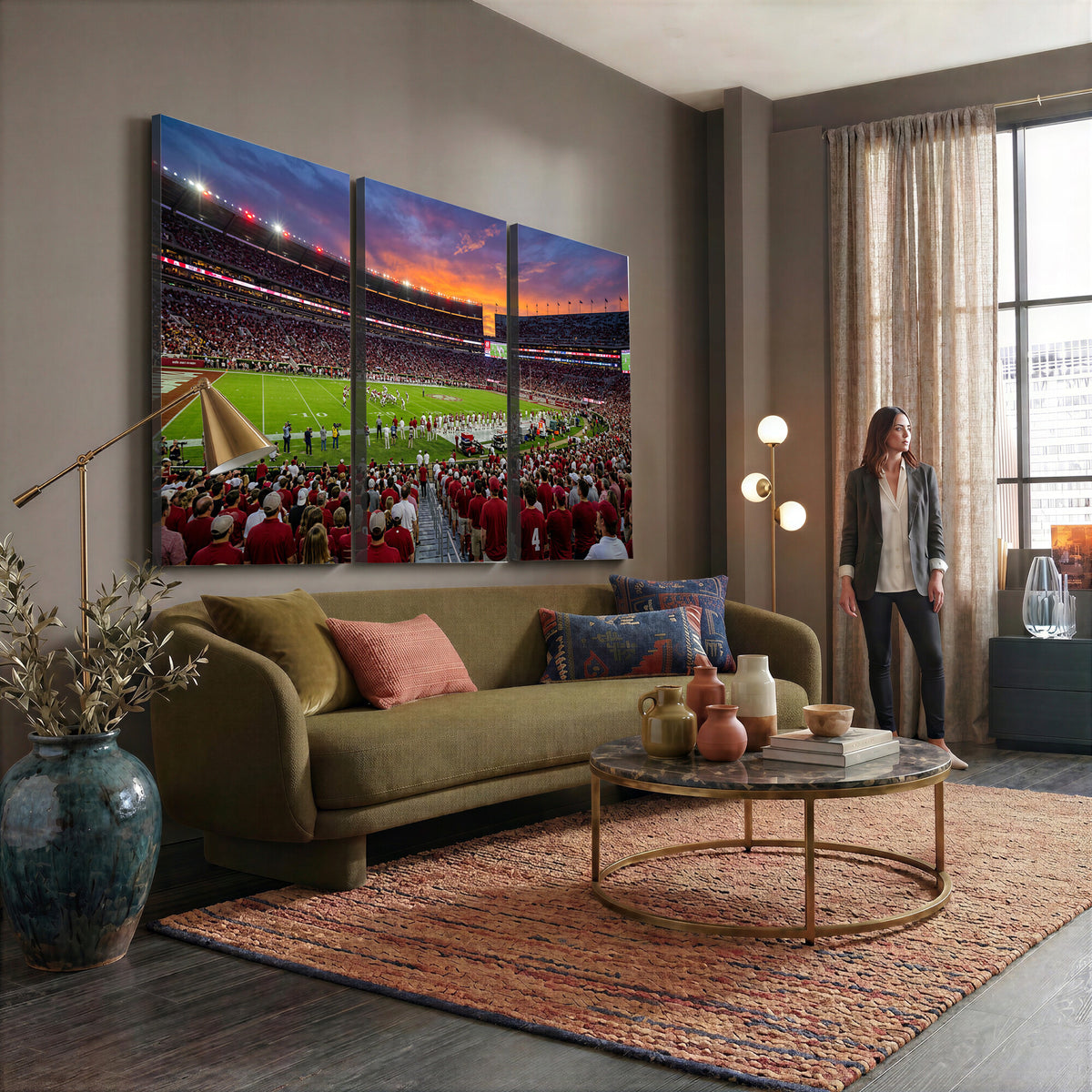 47822048-MGV-CV-36X24 - Stadium Wall Art Canvas Print
