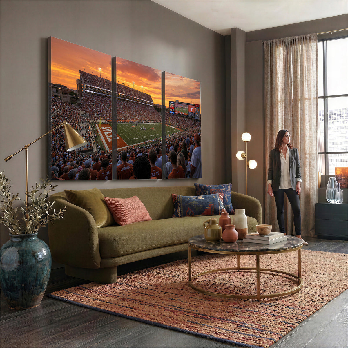 50466060-MGV-CV-36X24 - Stadium Wall Art Canvas Print