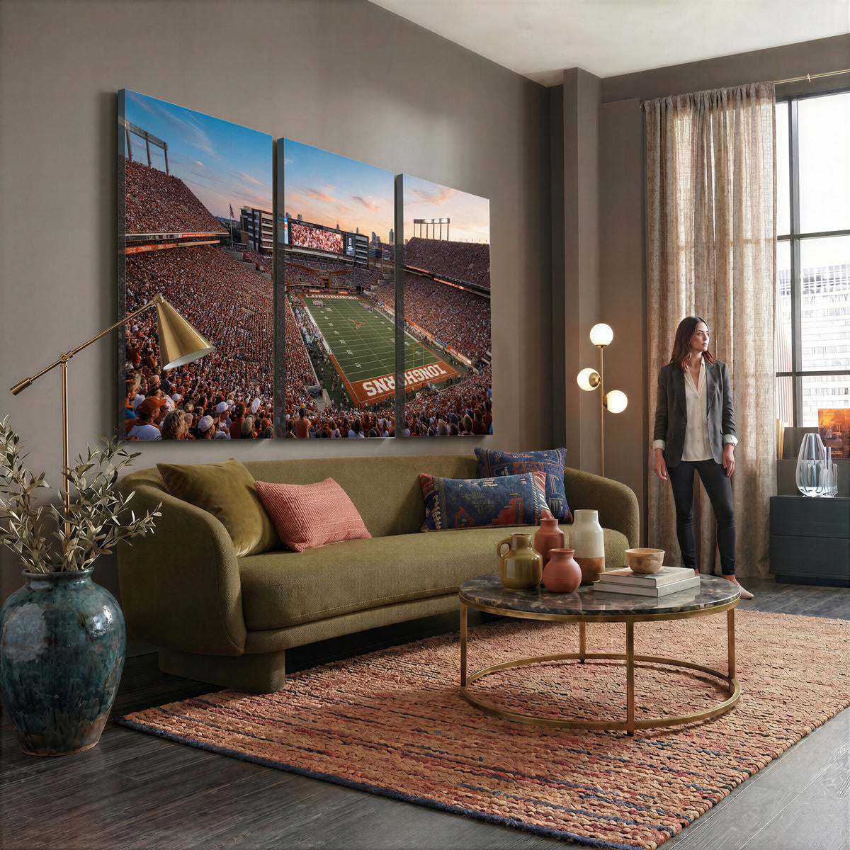 41187139-MGV-CV-36X24 - Stadium Wall Art Canvas Print