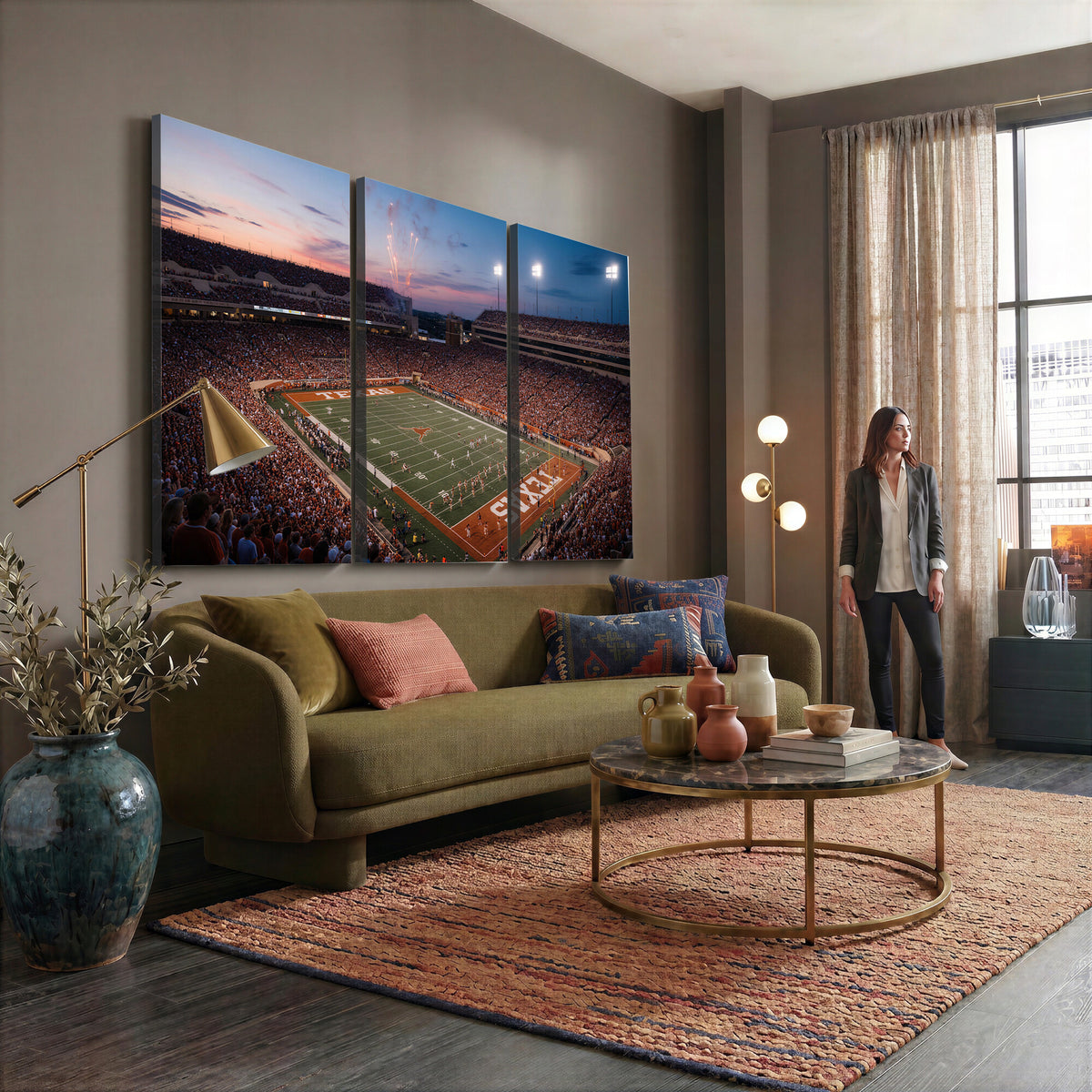 31666911-MGV-CV-36X24 - Stadium Wall Art Canvas Print