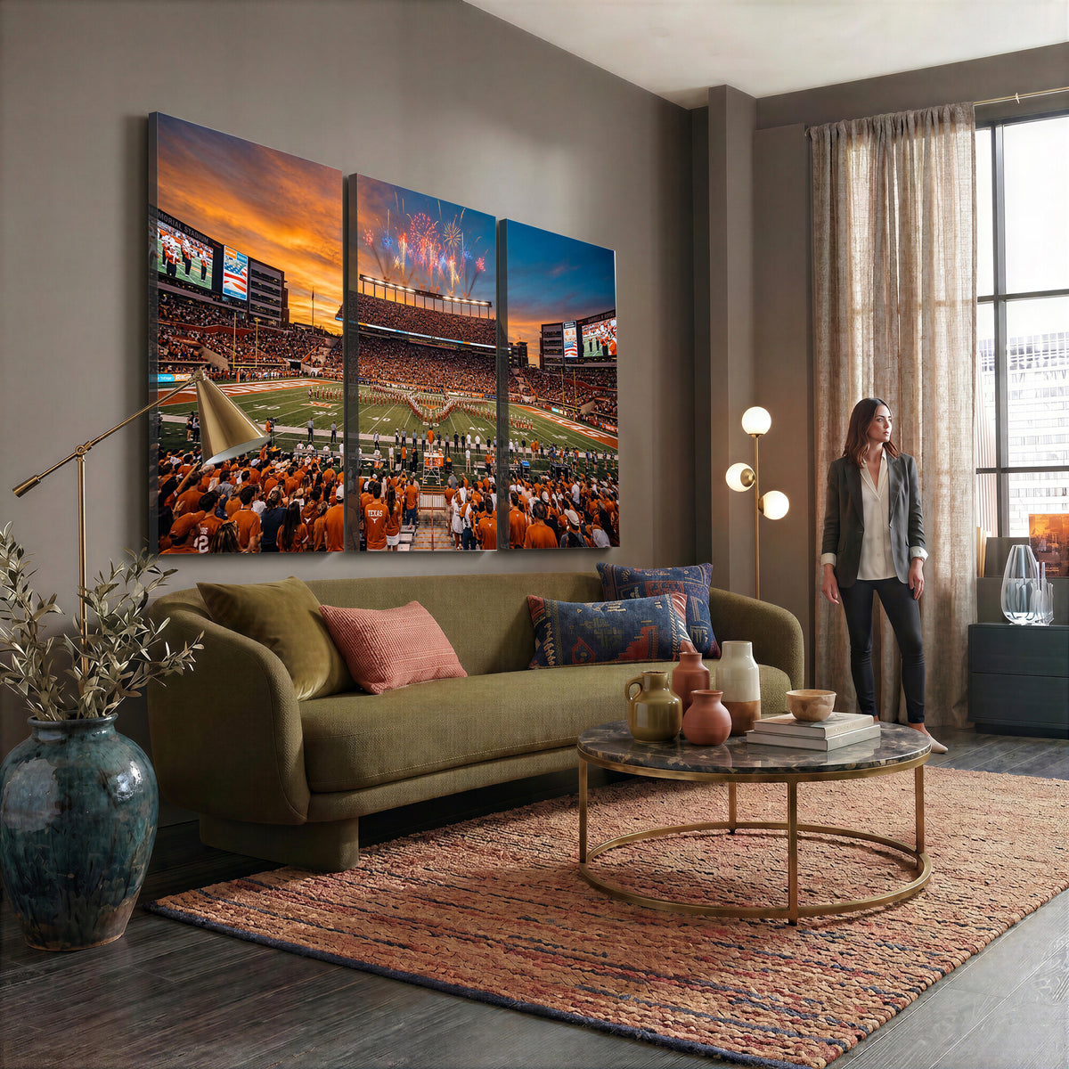 75031291-MGV-CV-36X24 - Stadium Wall Art Canvas Print