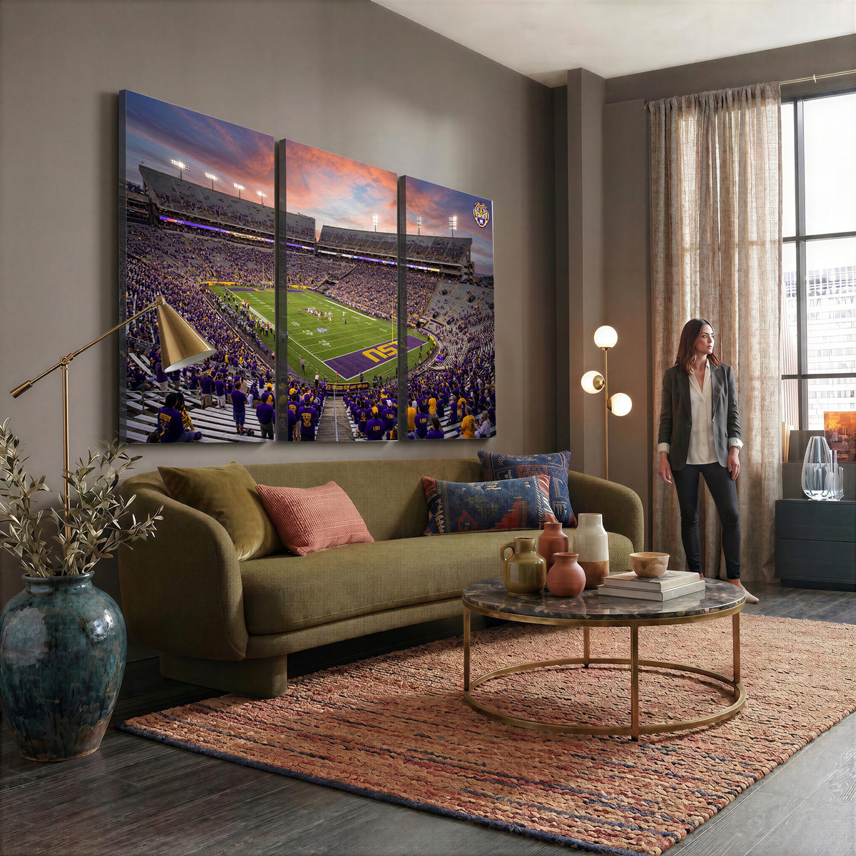 20281385-MGV-CV-36X24 - Stadium Wall Art Canvas Print