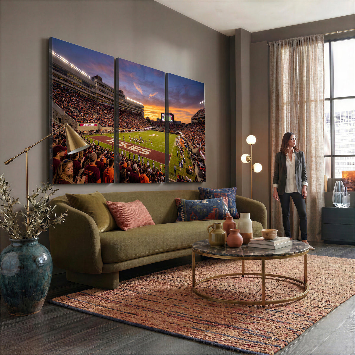 87141841-MGV-CV-36X24 - Stadium Wall Art Canvas Print