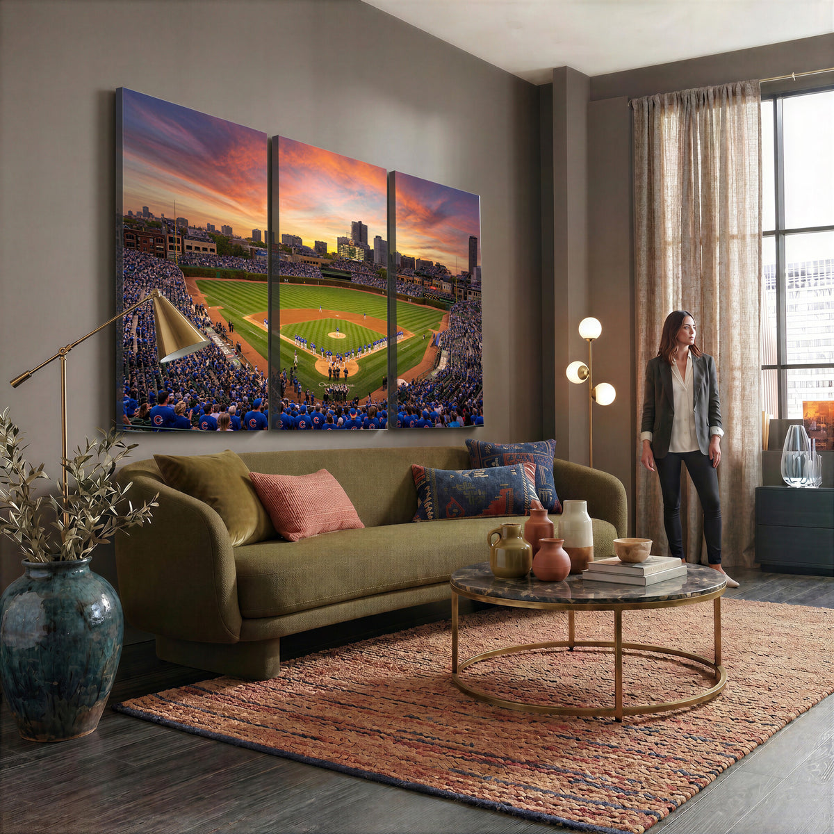 42812246-MGV-CV-36X24 - Stadium Wall Art Canvas Print