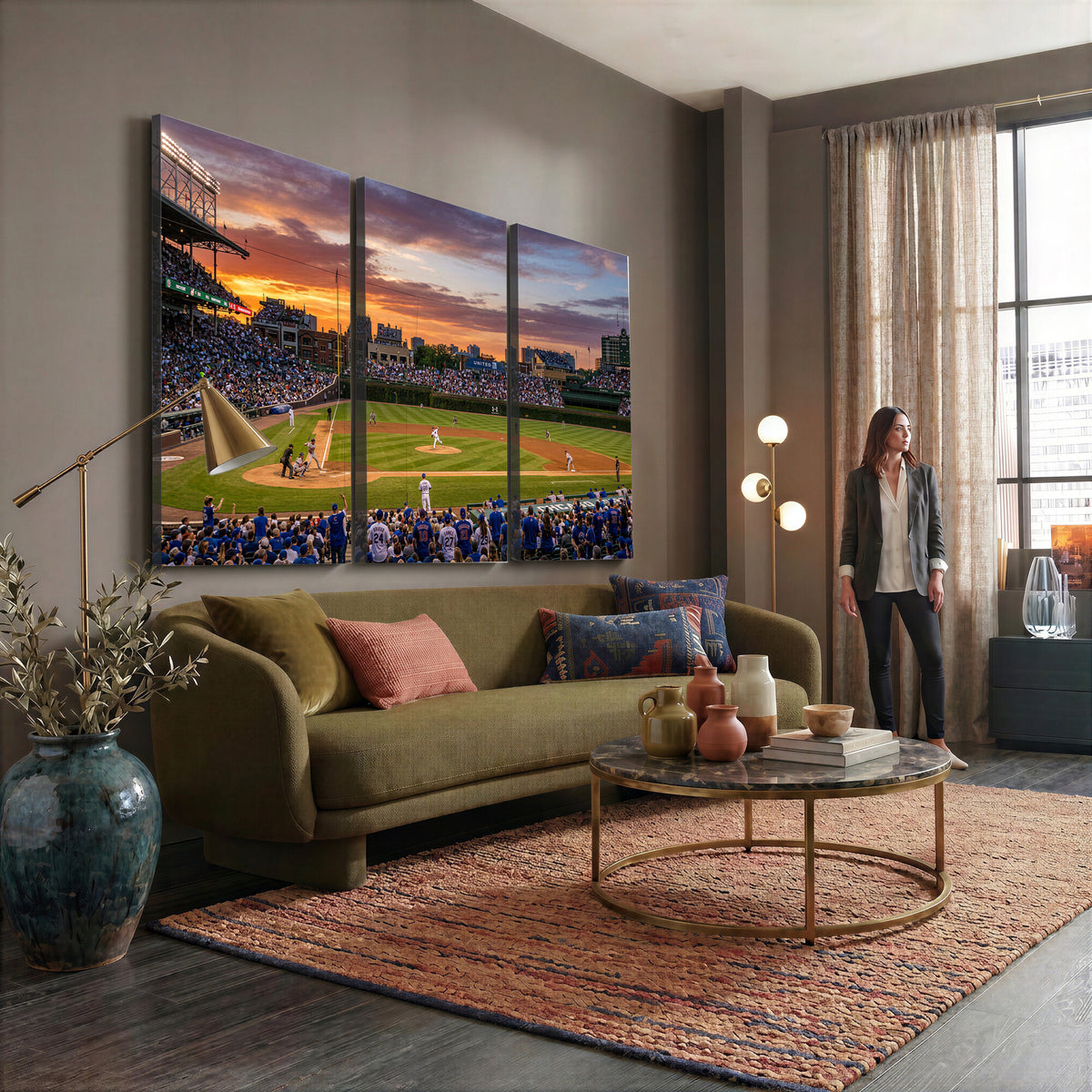 71103551-MGV-CV-36X24 - Stadium Wall Art Canvas Print