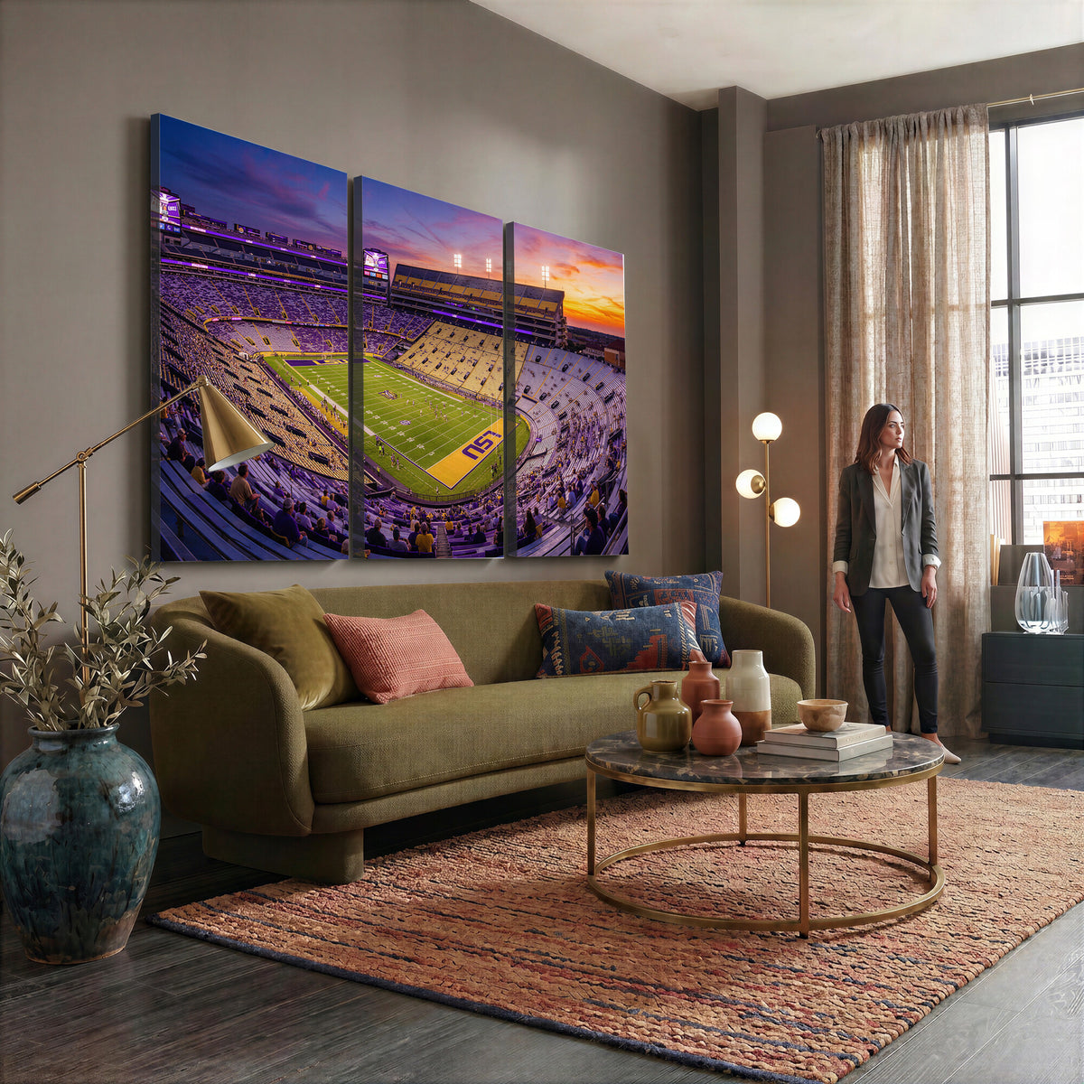 21378512-MGV-CV-36X24 - Stadium Wall Art Canvas Print