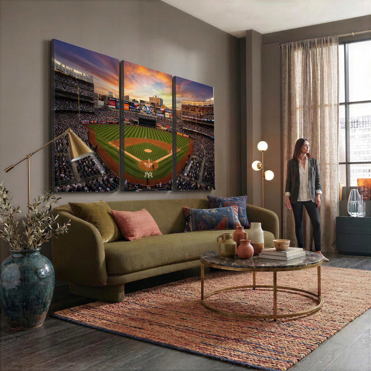 71157927-MGV-CV-36X24 - Stadium Wall Art Canvas Print