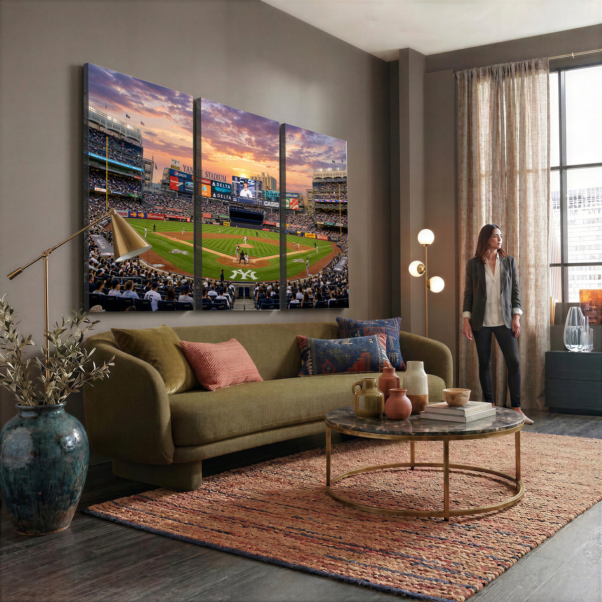 26297292-MGV-CV-36X24 - Stadium Wall Art Canvas Print