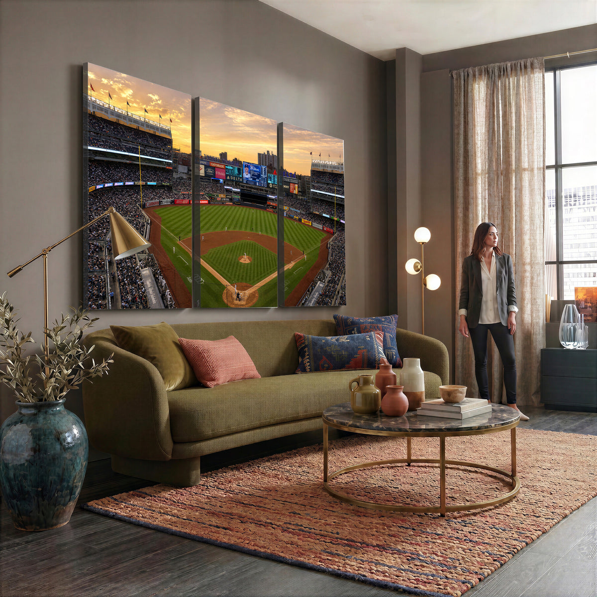 17396699-MGV-CV-36X24 - Stadium Wall Art Canvas Print