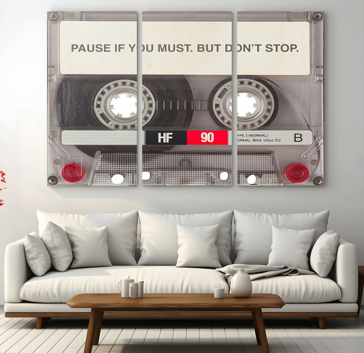 75360-MGV-CV-36X24-Music Cassette Iconic Wall Art Canvas Print
