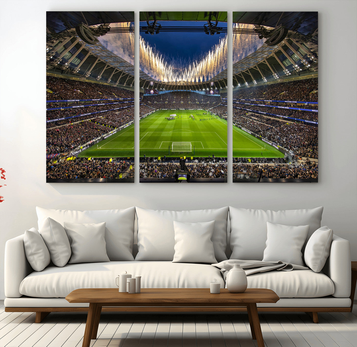 MGV-CV-48X32-3P - Tottenham Hotspur Football Team Print - London Tottenham Hotspur Stadium Wall Art Canvas Print