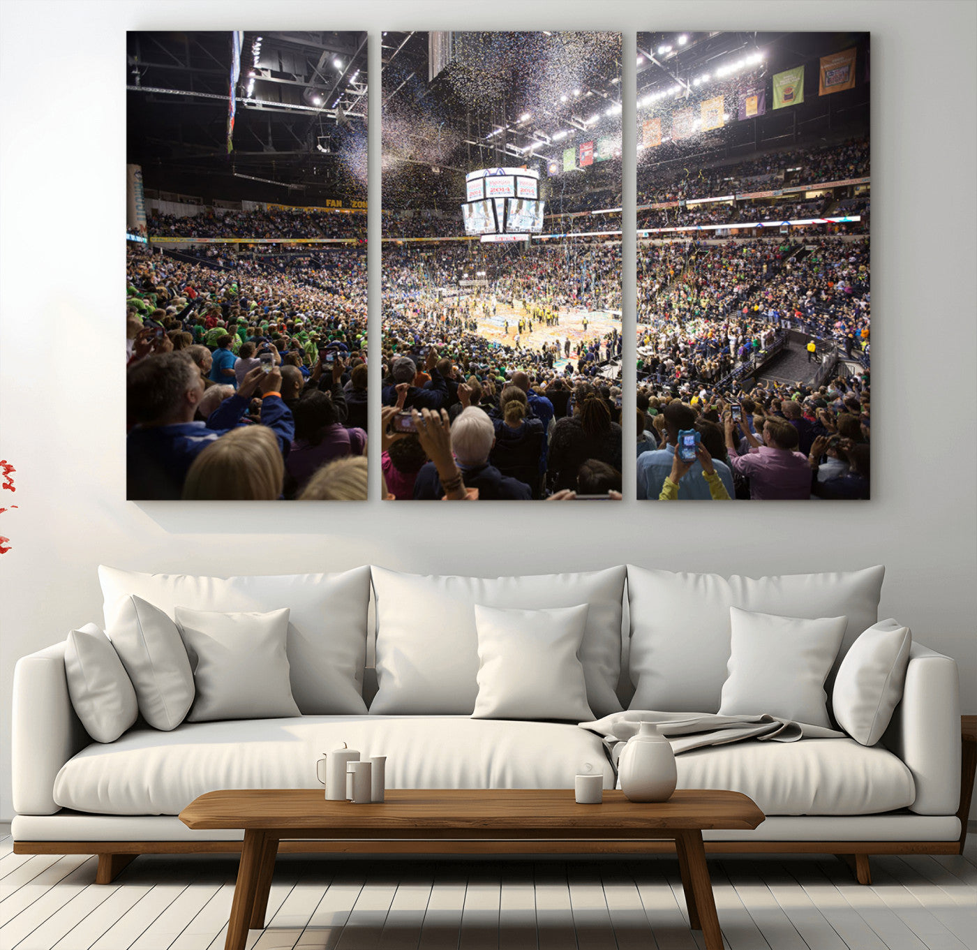 MGV-CV-48X32-3P - Bridgestone Arena Wall Art Canvas | Nashville Predators Hockey Team Print | Canvas Print | Ready to