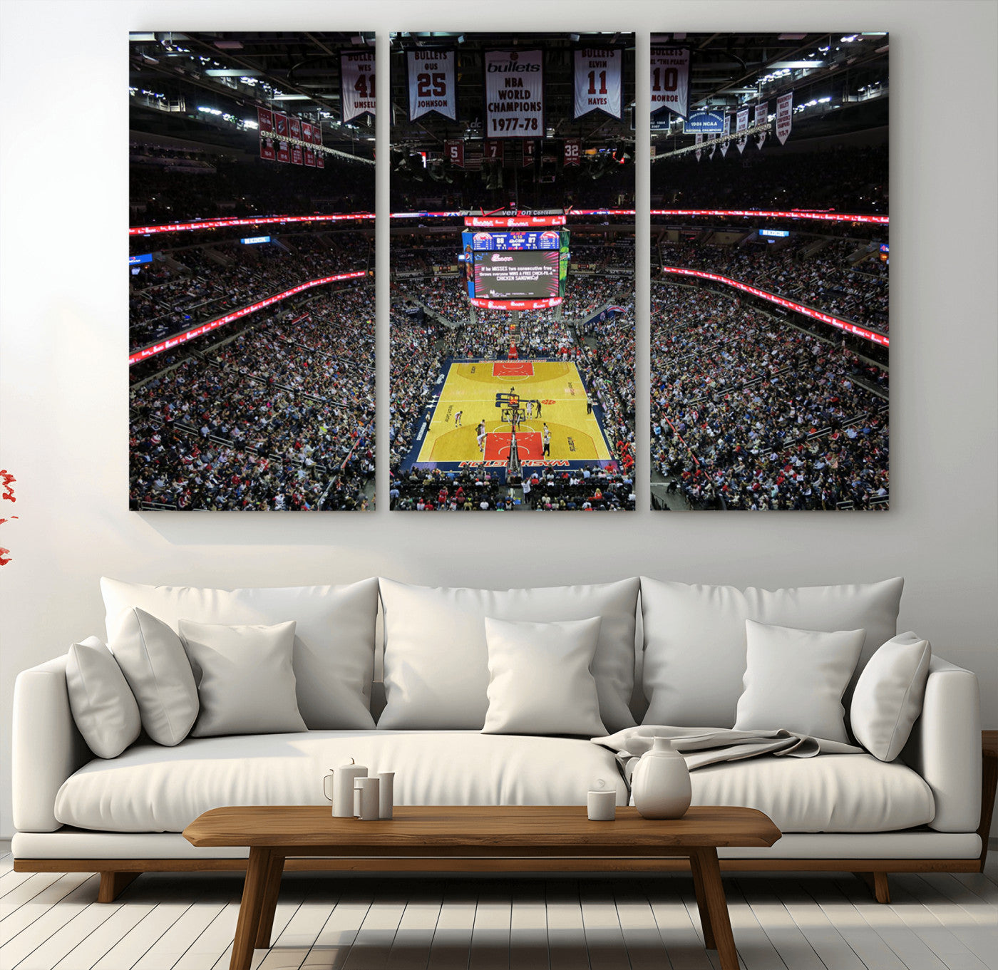MGV-CV-48X32-3P - Capital One Arena Stadium Wall Art | Canvas Print | Ready to Hang | Washington D.C. Sports Decor