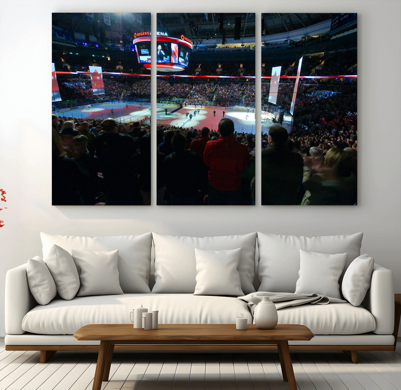 84945-MGV-CV-36X24-Rogers Arena Vancouver Canucks Ice Hockey Stadium Wall Art, Vancouver Canucks Ice Hockey Print