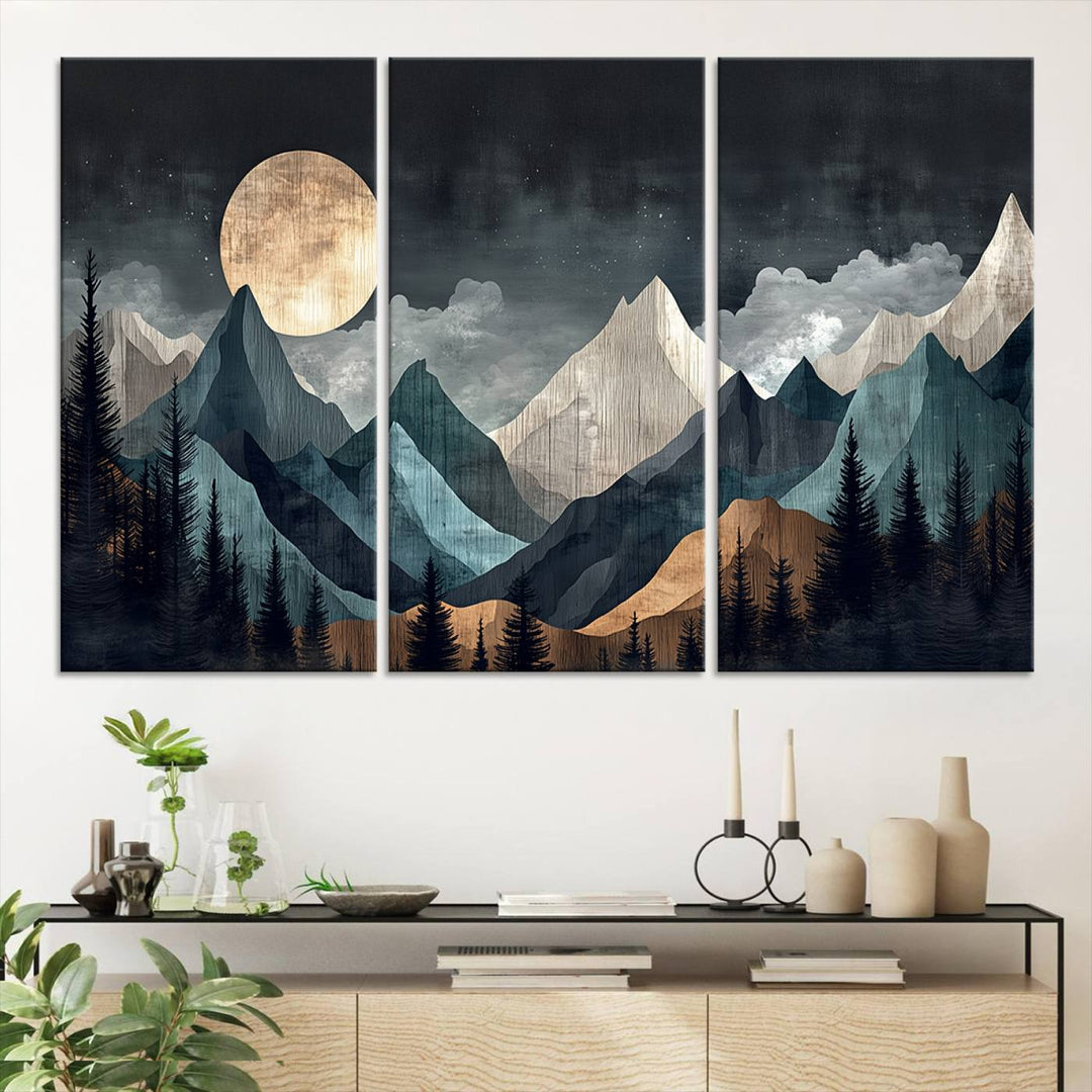 Framed Wall Art Canvas Print