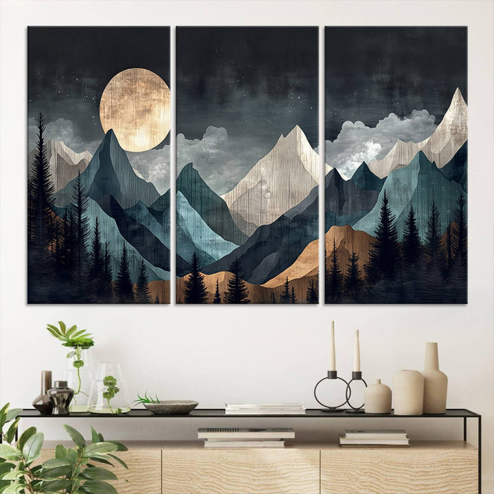 Framed Wall Art Canvas Print