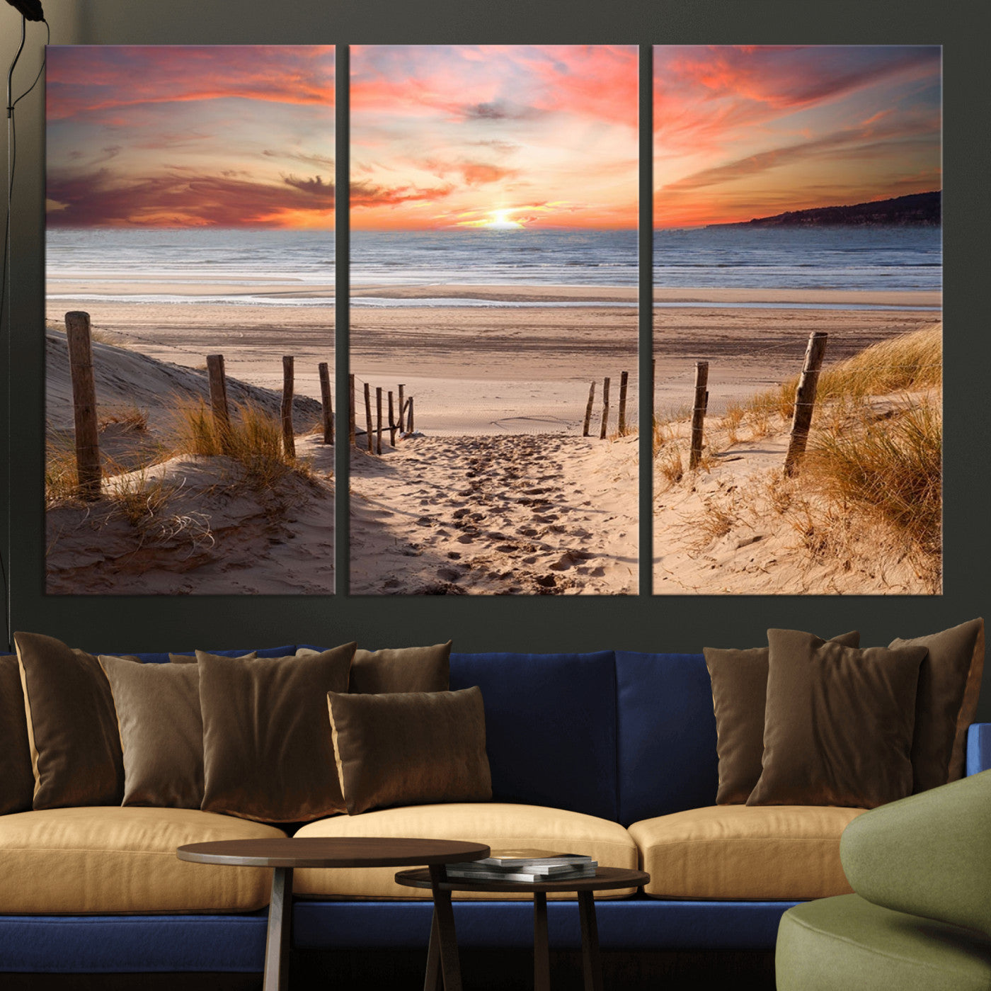 78111-MGV-CV-36X24-Sunset on the Sea Wall Art Canvas Print