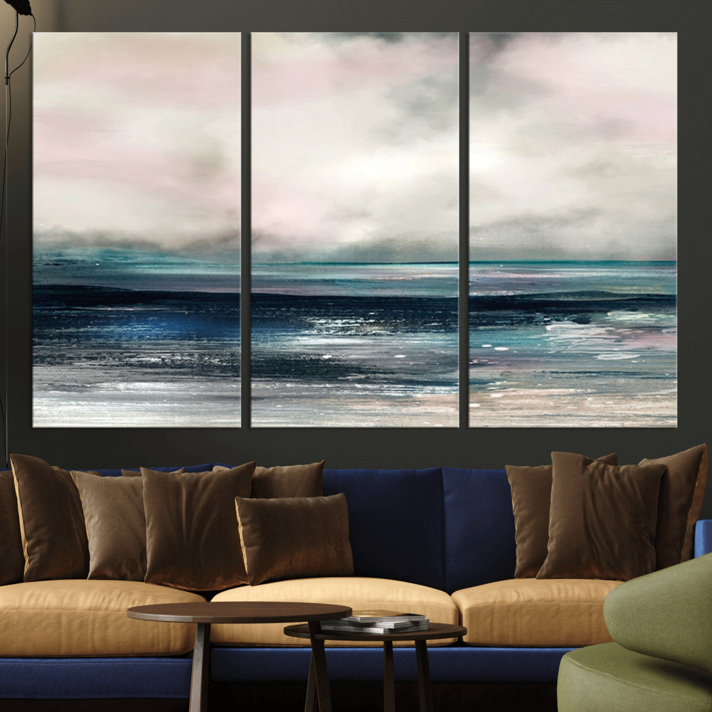 MGV-CV-48X32-3P - Contemporary Abstract Wall Art Canvas Print