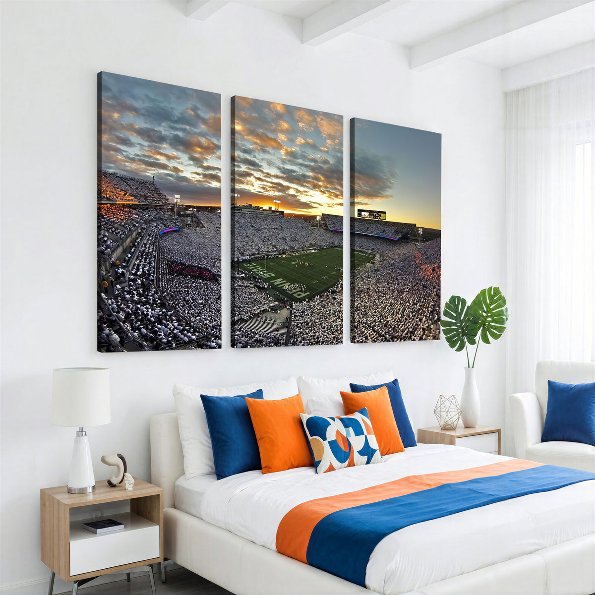 38807-MGV-CV-36X24 - Beaver Stadium Wall Art, Penn State Stadium Wall Art | Penn State Nittany Lions Football