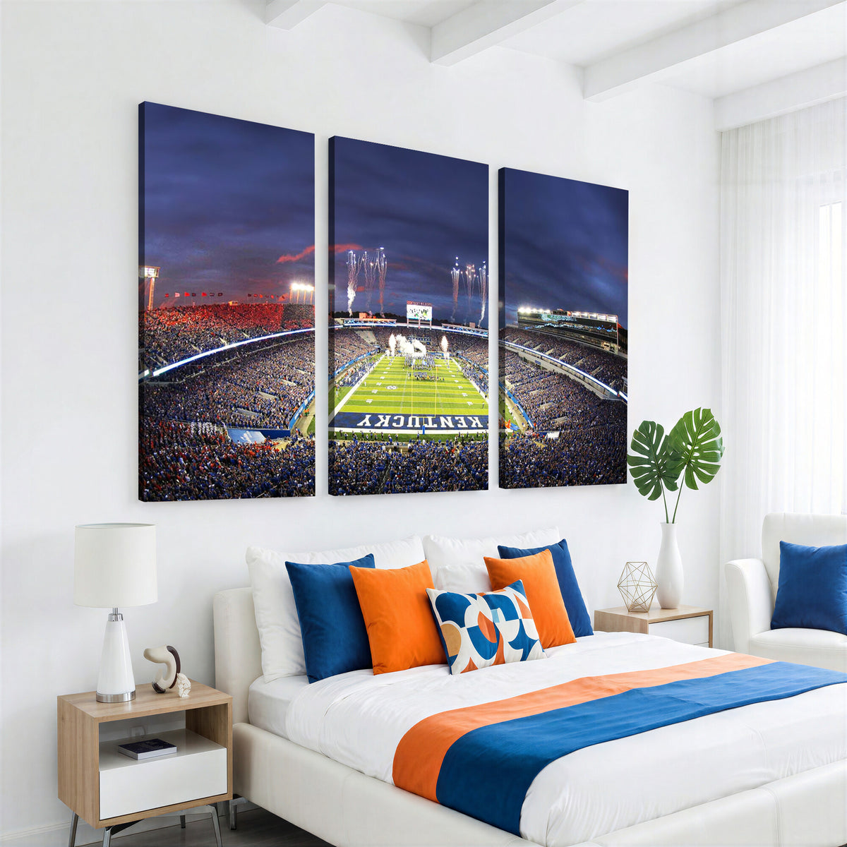 26008-MGV-CV-36X24 - Kroger Field Canvas Wall Art, Kentucky Stadium Wall Art