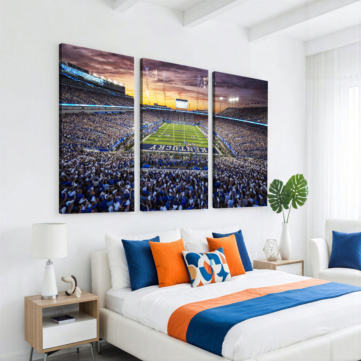 78524-MGV-CV-36X24 - Kroger Field Wall Art Print, Kentucky Stadium Wall Art