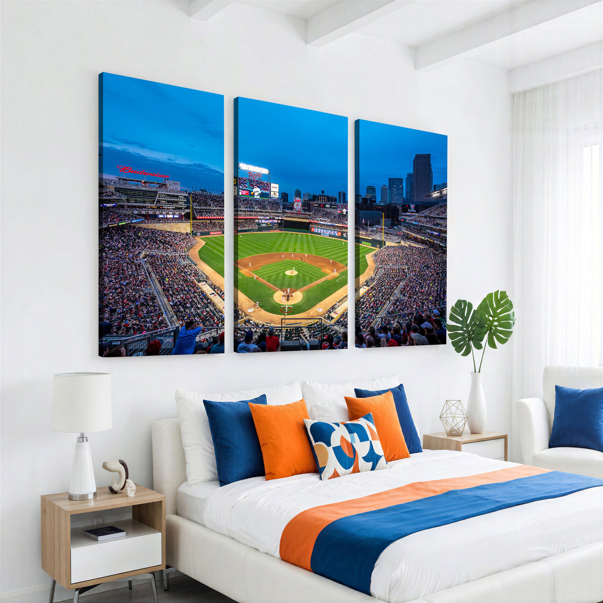 77273035-MGV-CV-36X24 - Target Field Stadium Wall Art Canvas Print, Minnesota Twins