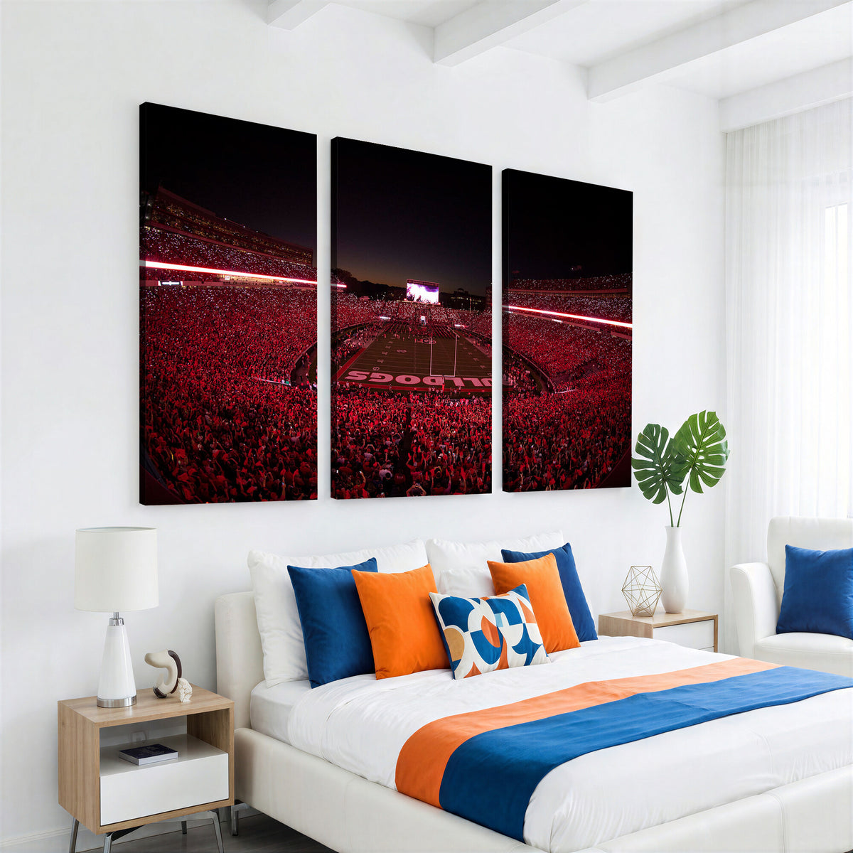 38331045-MGV-CV-36X24 - Dooley Stadium Wall Art, Sports Arena Canvas Print, Dooley Field Sanford Stadium