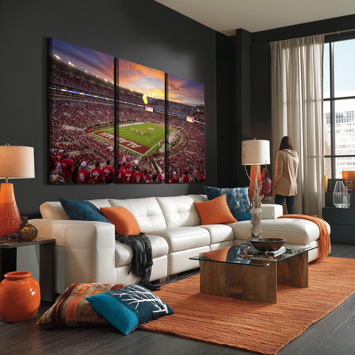 41995919-MGV-CV-36X24 - Stadium Wall Art Canvas Print