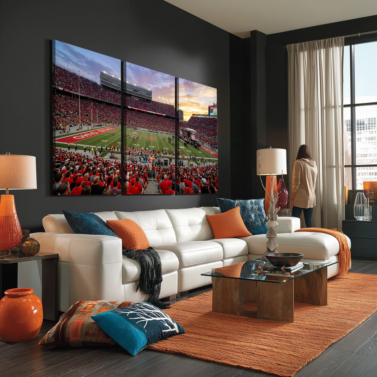 23196993-MGV-CV-36X24 - Stadium Wall Art Canvas Print
