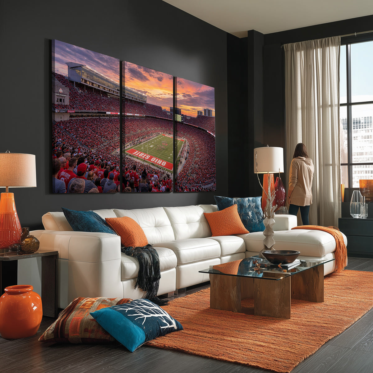 95137596-MGV-CV-36X24 - Stadium Wall Art Canvas Print