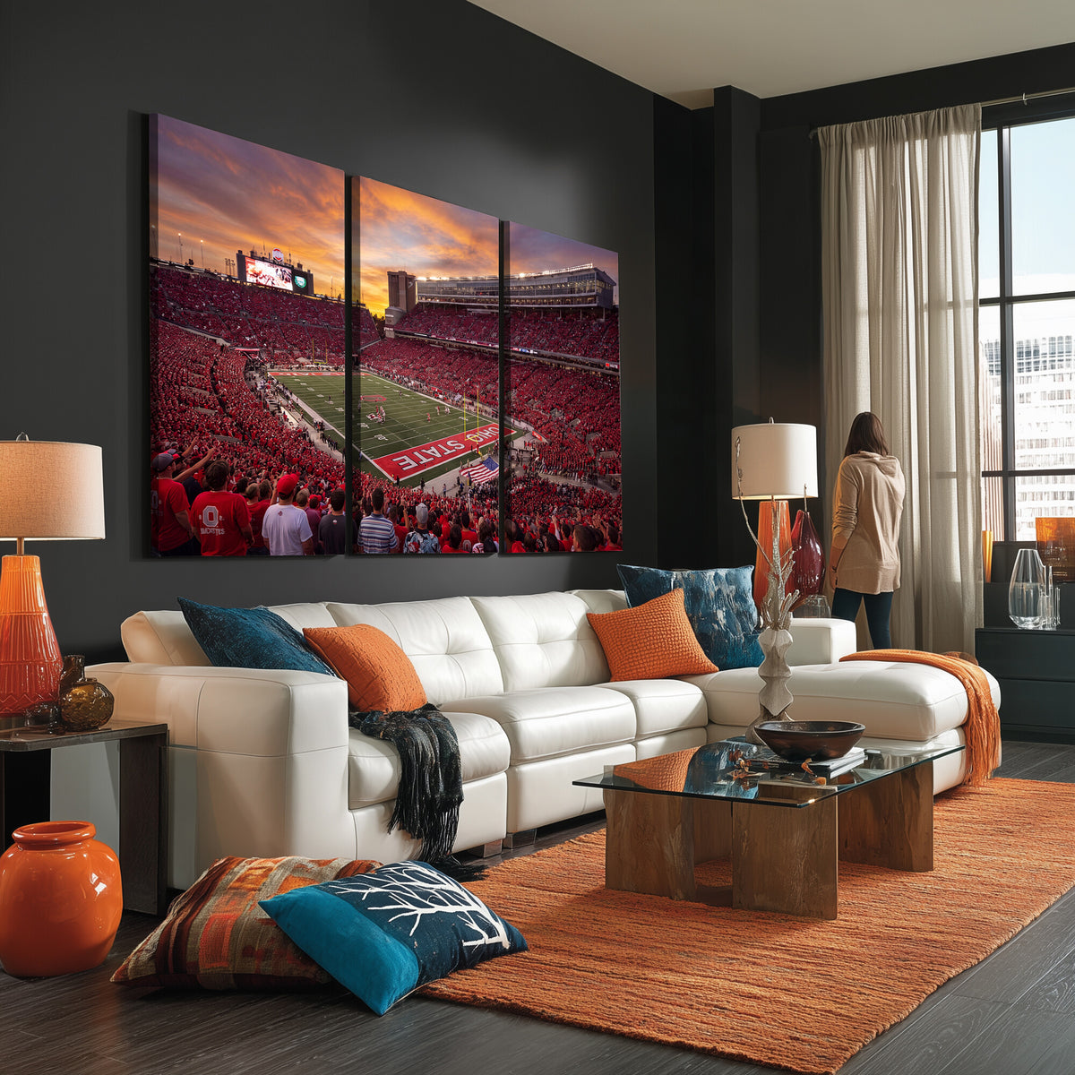 36125328-MGV-CV-36X24 - Stadium Wall Art Canvas Print