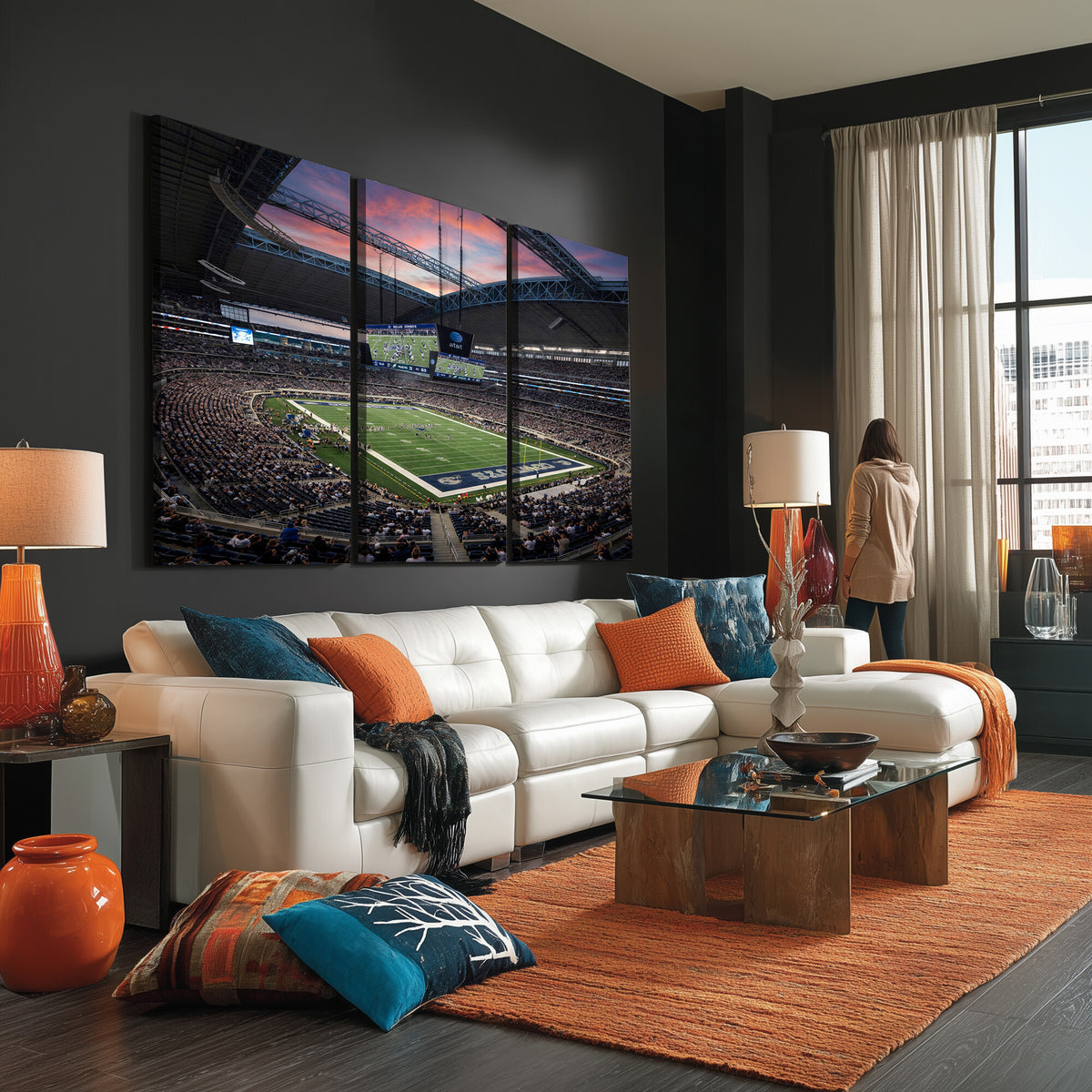 11530179-MGV-CV-36X24 - Stadium Wall Art Canvas Print