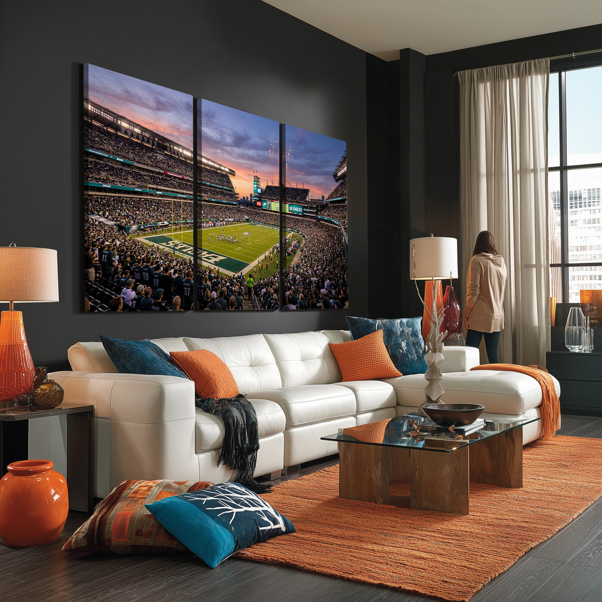 15549432-MGV-CV-36X24 - Stadium Wall Art Canvas Print