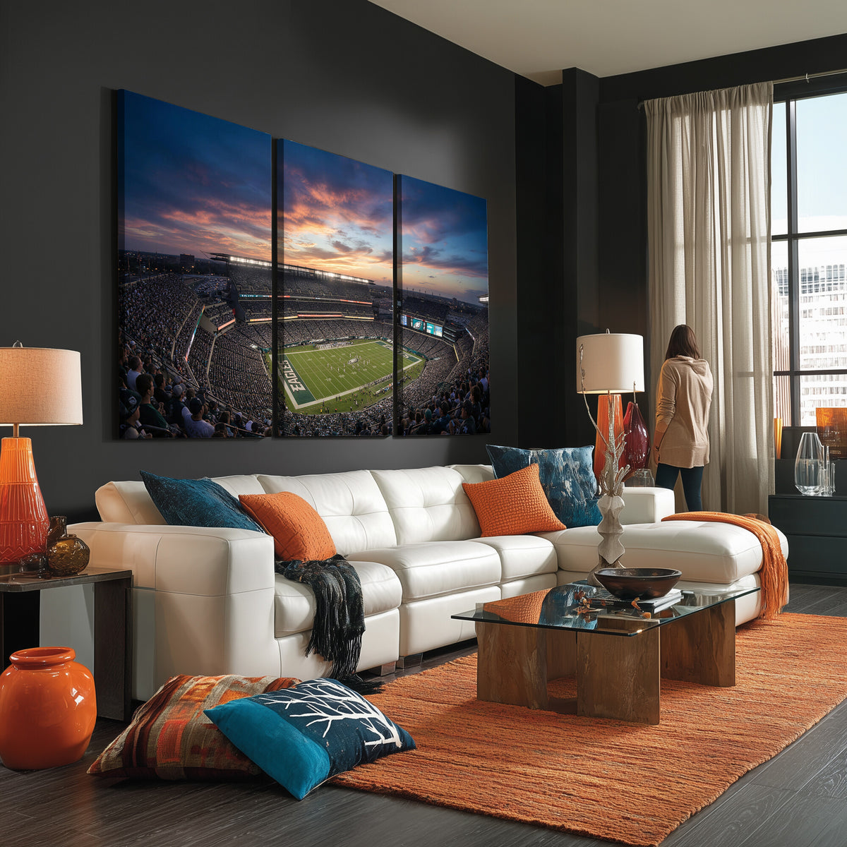59208973-MGV-CV-36X24 - Stadium Wall Art Canvas Print