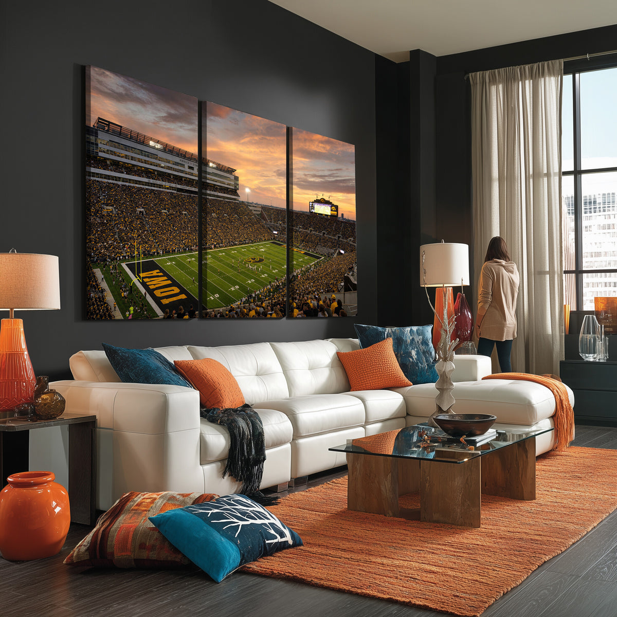 84993181-MGV-CV-36X24 - Stadium Wall Art Canvas Print