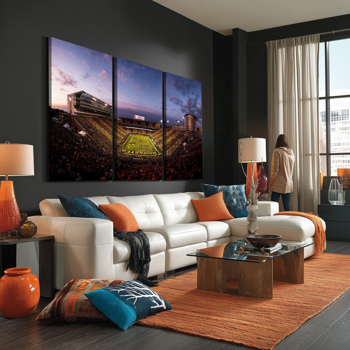 49683861-MGV-CV-36X24 - Stadium Wall Art Canvas Print