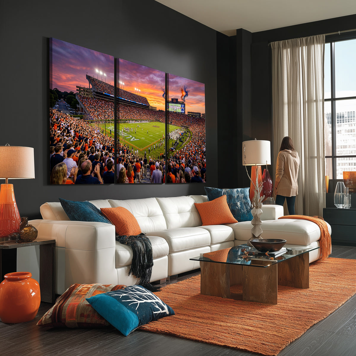 77756715-MGV-CV-36X24 - Stadium Wall Art Canvas Print