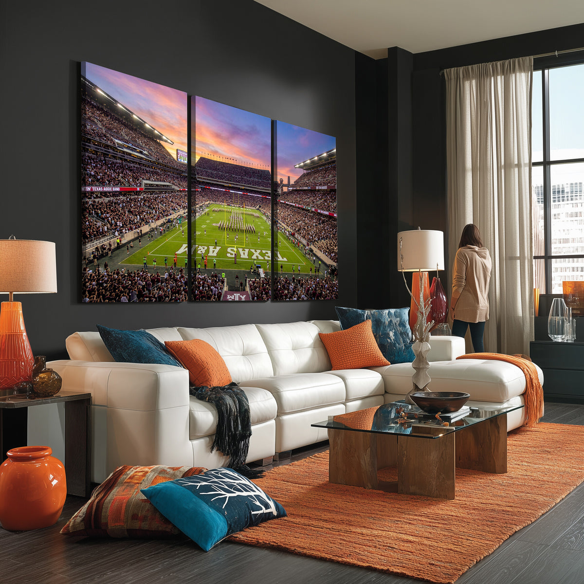 65952219-MGV-CV-36X24 - Stadium Wall Art Canvas Print