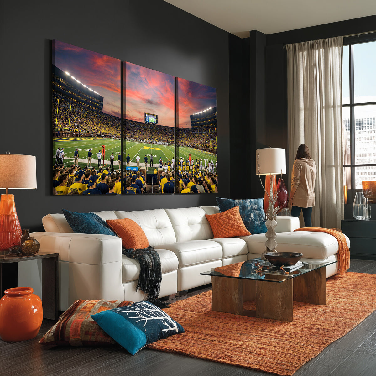 47185949-MGV-CV-36X24 - Stadium Wall Art Canvas Print